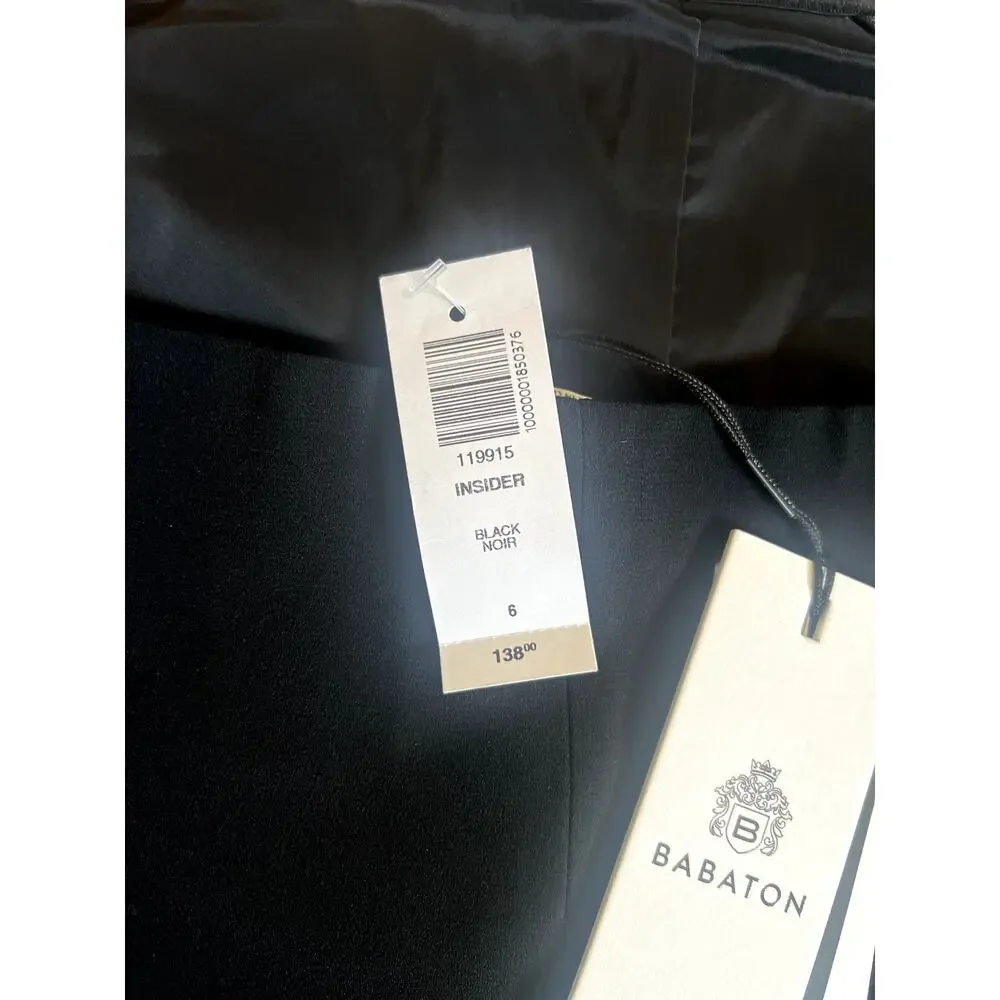NWT Babaton Aritzia Insider Strapless Top Black Size 6 Womens - Picture 5 of 9